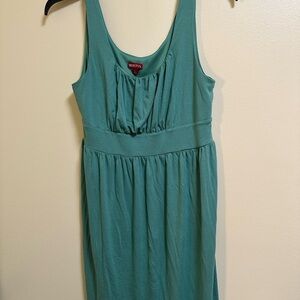 Merona Aqua Sleeveless Midi Dress